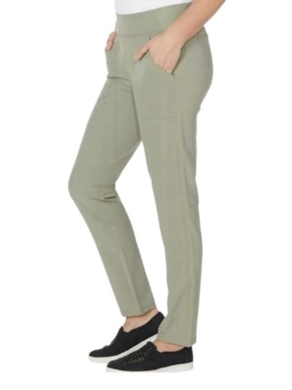 Weatherproof Sage Straight-Leg Pull-On Pants